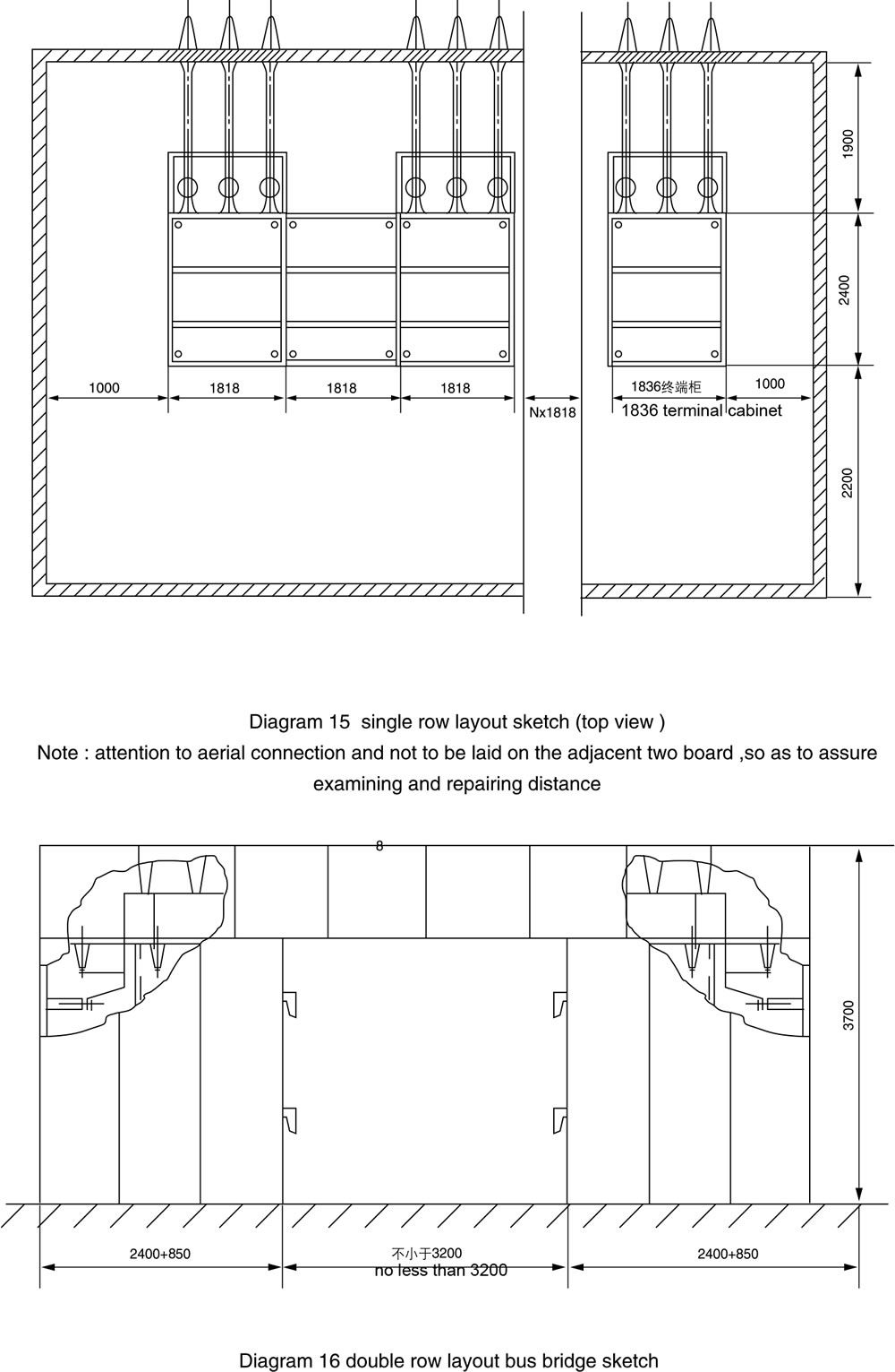 High voltage switch cabinet (24)